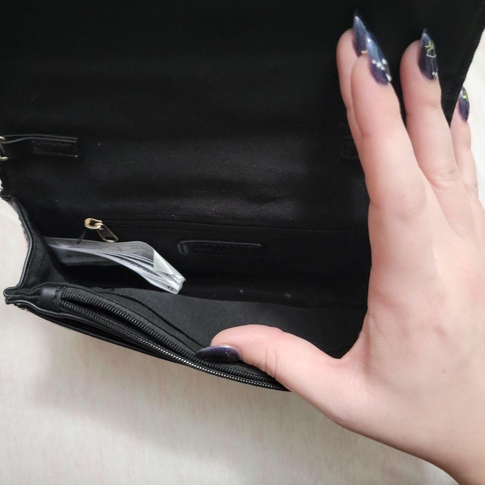 Call it Spring Shoulder Bag Grid Crossbody Handbag Leather Stylish Evening - Picture 6 of 9